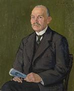 Aleksander Uurits Portrait of K E Soot painting